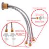 Ambassador Marine Stasis Shower Mixer, Thin Wall Mount, Chrome view 4