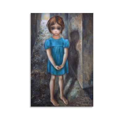 Artist Margaret Keane Poster Big Eyes Art Painting Canvas Wall Art Poster For Room Aesthetic And DecCanvas Painting Wall Art Poster for Bedroom Living Room Decor 12x18inch(30x45cm) Unframe-style