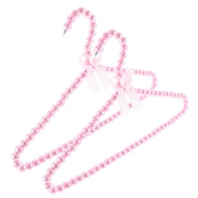 PRETYZOOM 2pcs Clothes Hangers Pearl Hangers for Boys and Girls Space-Saving Clothing Storage