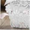 Amosfun 50pcs Wedding Favor Candy Boxes Elegant Hollow Out Sweets Box for White for Wedding Party Favors view 3