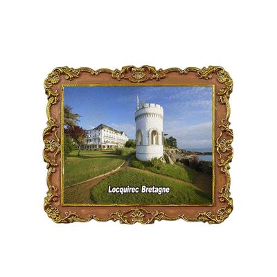 Locquirec Bretagne France Refrigerator Magnet 3D Travel Souvenir Fridge Decoration Magnetic Sticker Craft Collection