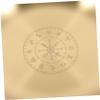 Amosfun Metal Altar Tray Pentacle Design Jewelry Plate for Home Office Ritual Supplies Key Dish view 3