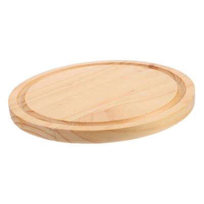PRETYZOOM 1pc Cheese Board and Chopping Board Round Wooden Serving Tray for Fruits Desserts and Cakes Lightweight Compact Design for Home Restaurant Use