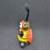3.2 Orange Glass Bee Figurine  Hand-Blown Murano-Style Miniature  Collectible Bee Ornament for Shelf or Desk  Gift for Women & Home Dcor view 4