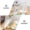 Zerodeko 3pcs Stainless Steel Kitchen Garbage Bag Holder Hanger Cabinet Trash Bag Hanging Trash Bin Storage Rack view 2