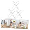 Zerodeko 3pcs Stainless Steel Kitchen Garbage Bag Holder Hanger Cabinet Trash Bag Hanging Trash Bin Storage Rack view 4