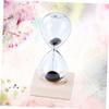 Abaodam Decor Creative Glass Sand Timer Magnetic Desktop Sand Timer Home Office Present view 3