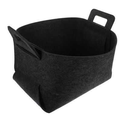 Amosfun Foldable Laundry Basket with Handles Versatile Dirty Clothes Storage Organizer for Home Bedroom Dorm Deep -saving Design