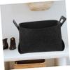 Amosfun Foldable Laundry Basket with Handles Versatile Dirty Clothes Storage Organizer for Home Bedroom Dorm Deep -saving Design view 2