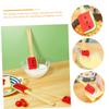 Baking Silicone Spatula with Bamboo Handle Watermelon Design view 2