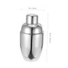 1pc Stainless Steel Cocktail Shaker Drink Mixer Tool for Home Bars Tea Shops Smooth for Easy Cleaning for Mixed Drinks and Cocktails view 2
