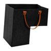 Amosfun Shaped Stair Storage Organizer Basket Capacity Felt Tidy Basket with Handles for Household Sundries Laundry and Clothes Space-saving Design for Stairs and Home Use Cool view 1