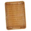 Zerodeko Elegant Rattan Simulation Storage Basket Fruit Basket Woven Rattan Tray Table Tray Makeup view 1