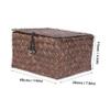 Zerodeko 1pc Sea Grass Woven Storage Basket Simple Design for Home Organization Elegant Desktop Organizer for Sundries for Fruits Snacks and More view 2
