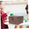 Zerodeko 1pc Sea Grass Woven Storage Basket Simple Design for Home Organization Elegant Desktop Organizer for Sundries for Fruits Snacks and More view 4