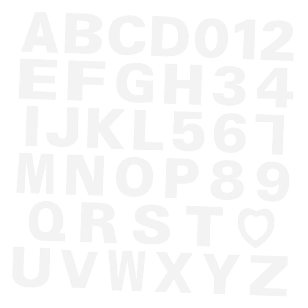 LIFKOME 37pcs Creative DIY Cake Embryo Molds Number Cake Stencils Reusable Baking Templates