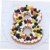 LIFKOME 37pcs Creative DIY Cake Embryo Molds Number Cake Stencils Reusable Baking Templates view 2