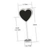Amosfun 12pcs Mini Heart Wooden Blackboard Clips for Table Decor Party Supplies view 4