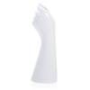 Amosfun Arm Body Shaped Ceramic Hand Vase Artistic Human Body Sculpture for Home Decor Unique Decorative Centerpiece for Flowers Modern Chic Design White Finish view 1