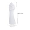 Amosfun Arm Body Shaped Ceramic Hand Vase Artistic Human Body Sculpture for Home Decor Unique Decorative Centerpiece for Flowers Modern Chic Design White Finish view 2