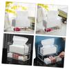 PRETYZOOM Dryer Container Acrylic Desk Box Section Organizing Bin Sundries Storage Case view 2