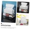 PRETYZOOM Dryer Container Acrylic Desk Box Section Organizing Bin Sundries Storage Case view 3