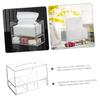 PRETYZOOM Dryer Container Acrylic Desk Box Section Organizing Bin Sundries Storage Case view 4