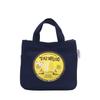 BA058047 Keystone Cotton Tote Bag, Small, Navy, Yellow, W 9.4 x D 5.3 x L 8.7 inches (24 x 13.5 x 22 cm) view 1