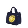 BA058047 Keystone Cotton Tote Bag, Small, Navy, Yellow, W 9.4 x D 5.3 x L 8.7 inches (24 x 13.5 x 22 cm) view 2