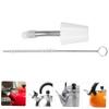 PRETYZOOM Stainless Steel Teakettle Extension Spout Kettle Parts for Camping Tea Kettle Drip Coffee Pour view 3
