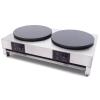 16 Inch Electric Crepe Maker, 2x1700W Commercial Crepe Maker Double Head Electric Crepe Griddle Blintzes Maker, Large Commercial Crepe Machine 122F-572F Temp. Range for Blintzes, Crepes view 3