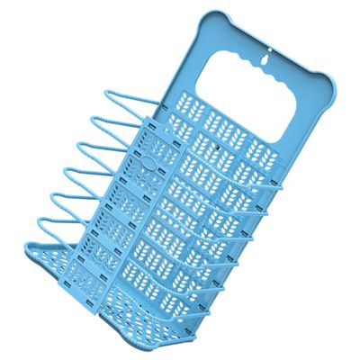 PRETYZOOM Foldable Wall Hanging Laundry Basket Creative Large Capacity Storage Hamper for Clothes Toys and Blankets Space-saving Design