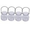 PRETYZOOM 4pcs Hanging Glass Planter for Hydroponics Elegant Decorative Tealight Candle Holders Stylish Centerpieces for Decor view 1