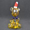 3.5 Glass Bear Figurine  Hand-Blown Murano-Style Miniature  Collectible Bear Ornament for Shelf or Desk  Gift for Animal Lovers & Home Dcor view 2