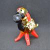 3.6 Red Glass Sheep Figurine  Hand-Blown Murano-Style Miniature  Collectible Sheep Ornament for Shelf or Desk  Gift for Animal Lovers & Home Dcor view 3