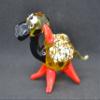 3.6 Red Glass Sheep Figurine  Hand-Blown Murano-Style Miniature  Collectible Sheep Ornament for Shelf or Desk  Gift for Animal Lovers & Home Dcor view 4