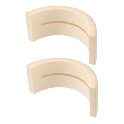Zerodeko Bamboo Holder for Round Fans Fan Display Stand Semicircle Fan Rack for Art Gallery Office Dec