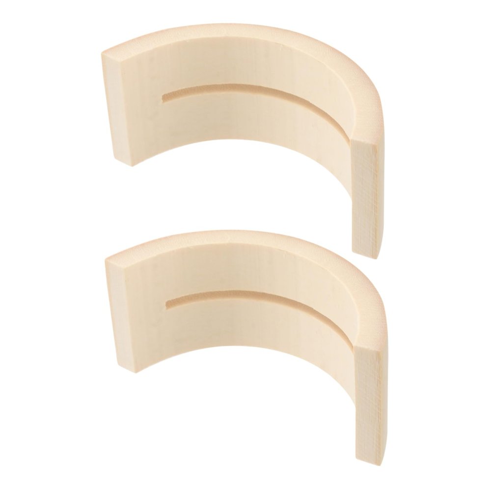 Zerodeko Bamboo Holder for Round Fans Fan Display Stand Semicircle Fan Rack for Art Gallery Office Dec