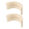 Zerodeko Bamboo Holder for Round Fans Fan Display Stand Semicircle Fan Rack for Art Gallery Office Dec view 1