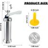 PRETYZOOM Cookie Cutter Stencil Kit Biscuit Cutters for Baking Cake Decorating Gun Tool Multi-function Nozzle Cupcake Filling Injector Tool view 4