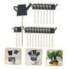 20pcs Mini Wooden Chalkboard Signs with Stand for Tables view 4