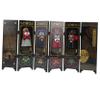 Amosfun Mini Chinese Style Wooden Folding Screen Room Divider Antique Decorative Panel for Desktop Traditional Craftsmanship for Home Decor and Cultural Enthusiasts view 1