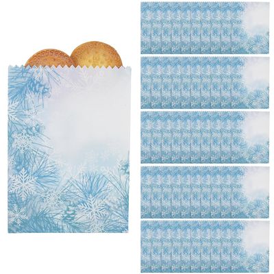 Fun Express Winter Wedding Treat Bags, 5 3/4" x 8", Bulk 150 Pc