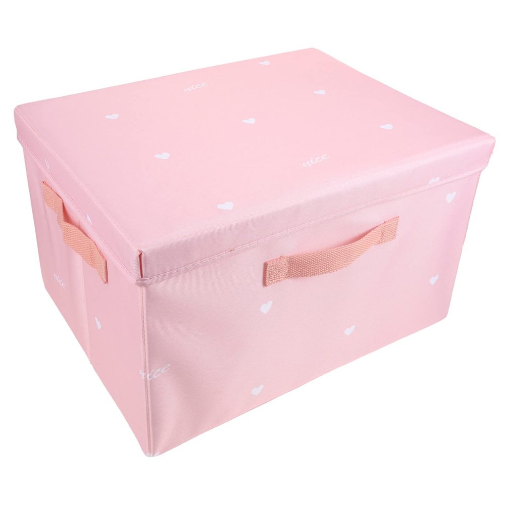 Amosfun Laundry Storage Containers Lids Fold-able Sock Box Closet Organization Bin