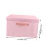 Amosfun Laundry Storage Containers Lids Fold-able Sock Box Closet Organization Bin view 2