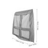 Amosfun Moisture Oxford Clothing Rack Cover Gray Medium Dust Garment Bag for Seasonal Clothing Storage and Protection Convenient Clothes Cover for Wardrobe Use view 2
