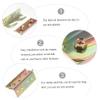 FELTECHELECTR 4pcs Non-Mortise Bed Frame Brackets Heavy Duty Screw Sleeves for Bed Rails Furniture Rails Ladders Random Color view 4