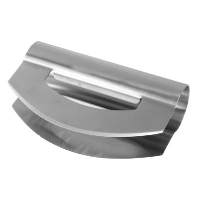 1Pc Stainless Steel Vegetable Cutter Double-sided Fruit and Salad Cutter Comfortable Grip for Kitchen Use for Fruits Vegetables and Dough