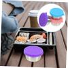 FUNOMOCYA 3pcs Sauce Containers for Lunch Box Small Condiment Containers Lid Lids view 2