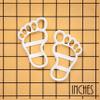 BAKERLOGY Cute Footprints Cookie Cutter - Detailed Biscuit Cutter Design for Baking and Crafts, ideal on fondant, dough, clay view 4